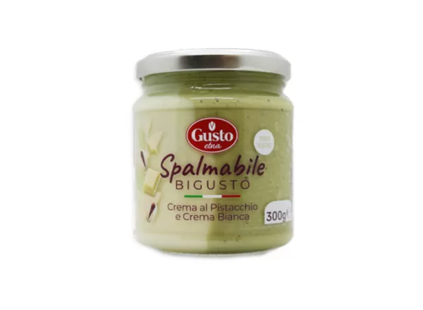 Pistachio and White Cream Spread by Gusto Etna | StoreItaly.org