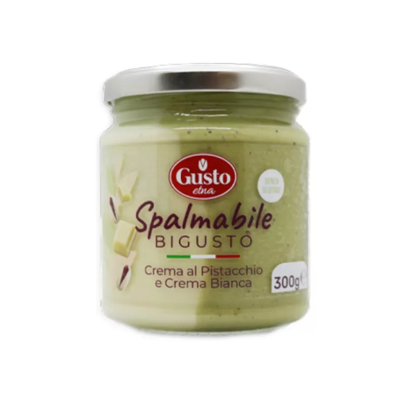 Pistachio and White Cream Spread by Gusto Etna | StoreItaly.org