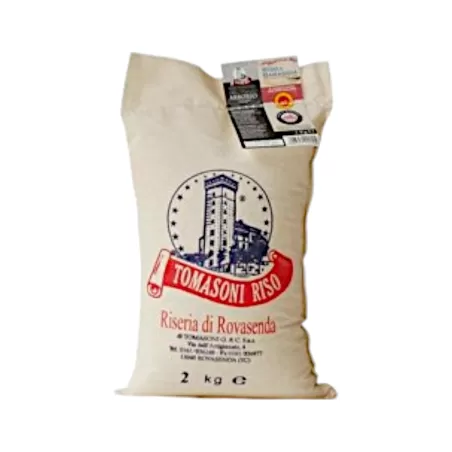 RIZ ARBORIO AOP - SAC EN TISSU 2KG de Tomasoni Riso | Magasin...