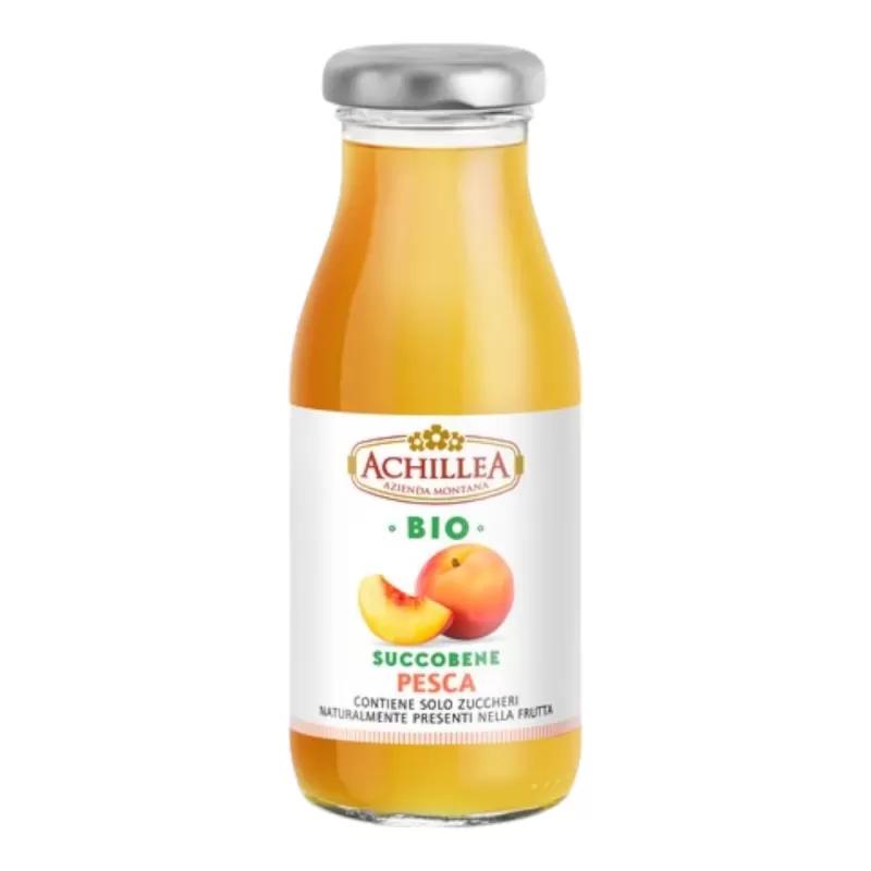 Peach Juice - 100% Organic - 20cl by Achillea | StoreItaly.org