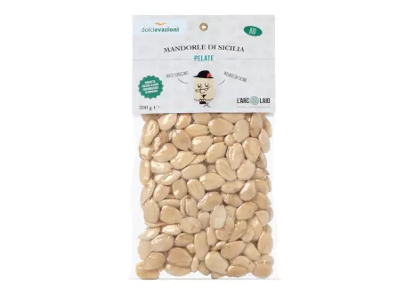 Amandes de Sicile Pelées Bio de L'Arcolaio cooperativa sociale | ...