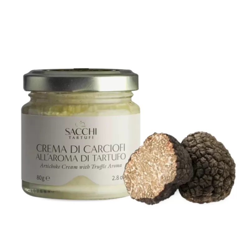 CRÈME D'ARTICHAUTS À L'ARÔME DE TRUFFE - 80g de Sacchi Tartufi | St...