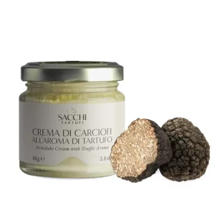 CRÈME D'ARTICHAUTS À L'ARÔME DE TRUFFE - 80g de Sacchi Tartufi | St...