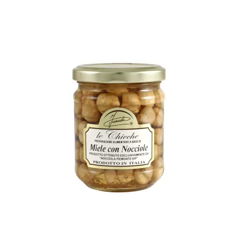 Miel d'acacia avec noisettes - 220g de Inaudi Tartufi | StoreItaly.org