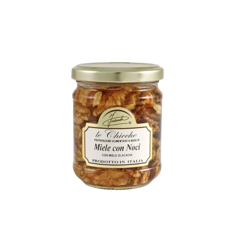 Miel d'acacia avec noix - 220g de Inaudi Tartufi | StoreItaly.org