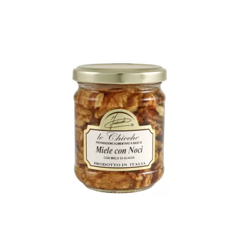 Miel d'acacia avec noix - 220g de Inaudi Tartufi | StoreItaly.org