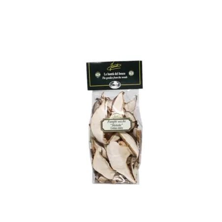 Geschnittene getrocknete Shiitake-Pilze von Inaudi Tartufi | StoreItaly.org