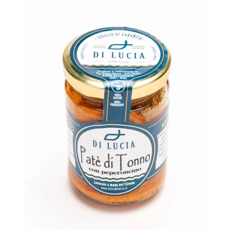 Patè di Tonno e Peperoncino in Olio - Ittici di Lucia - Creme e Paté
