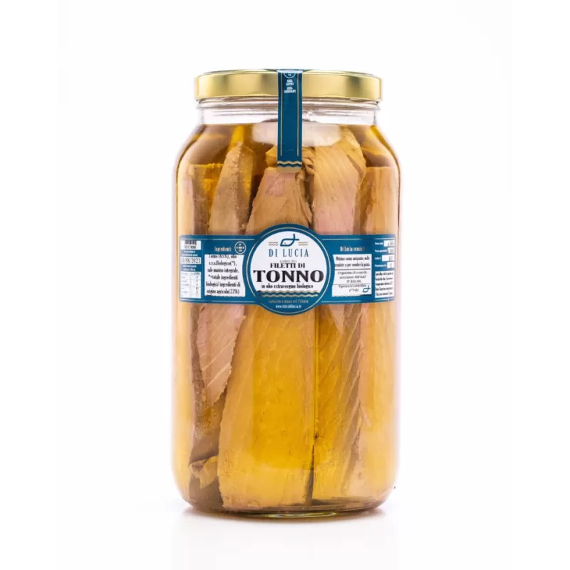 Filetti di Tonno in olio di Ittici Di Lucia - Ittici di Lucia - Conserve di Pesce