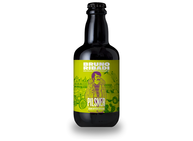 Pilsner Bruno Ribadi con Grani Antichi Siciliani - Birrificio Bruno Ribadi - Birre