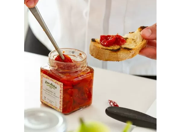 Semidry of "Pomodorino del Piennolo del Vesuvio D.O.P." - Don Andrè - Sauces and Tomato Sauces