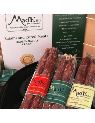 Mixed Pack of Tricolor Dried Sausages - Campania Alimentare - Cured Meat