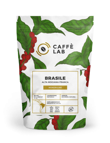 Coffee Brazil Alta Mogiana Franca - Caffe Lab - Coffee beans, ground coffee and coffee pods